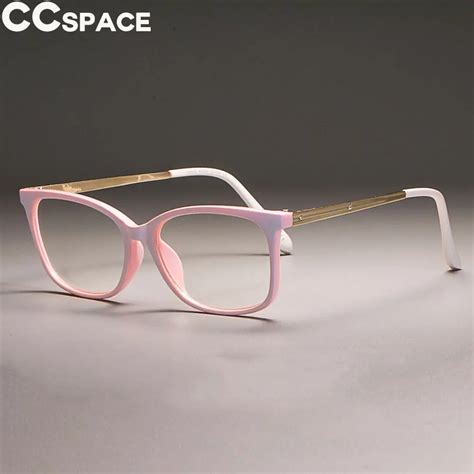 Pink B2374 Square Glasses Frames 